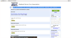 Desktop Screenshot of paddockfarmscivic.org