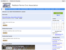 Tablet Screenshot of paddockfarmscivic.org
